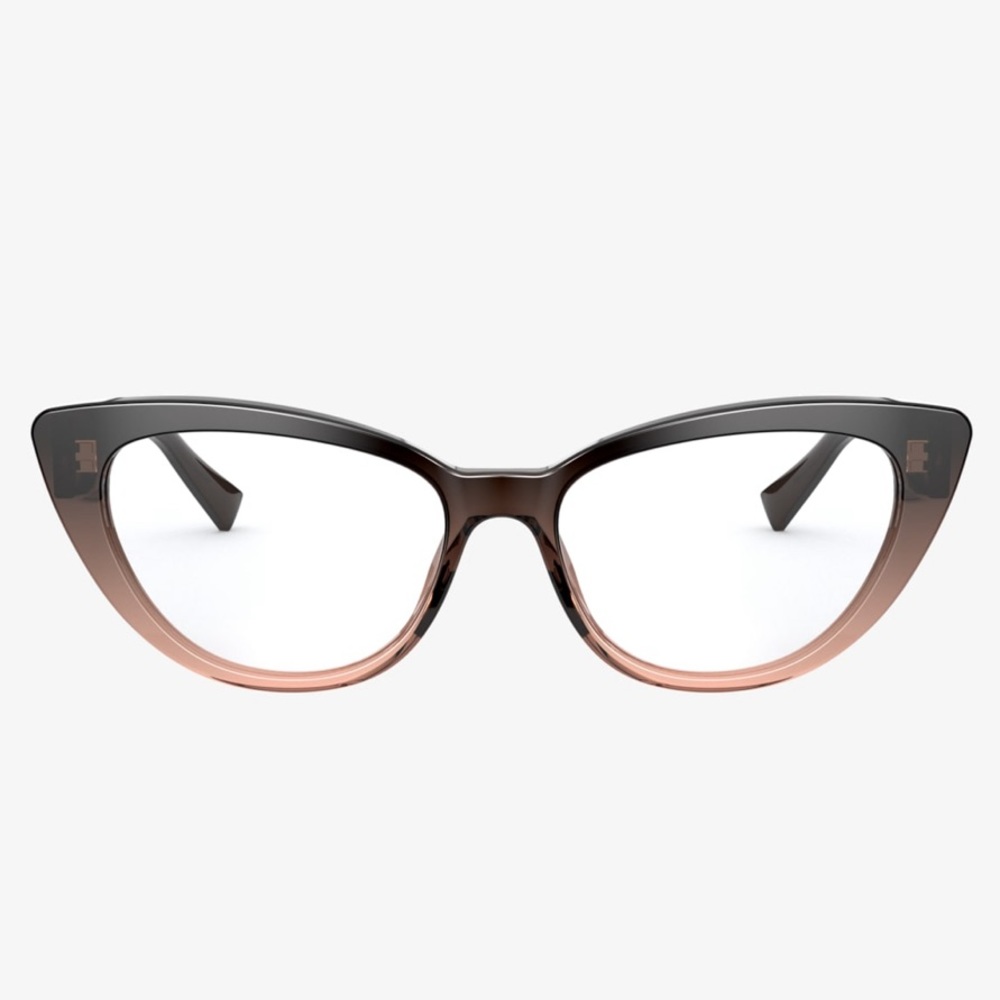 Versace transparent brown gradient frames NWT